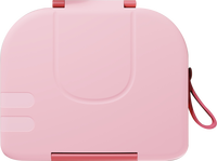 Boîte à lunch bento pour enfants avec bol en acier inoxydable pour soupe, boîte à lunch mignonne en forme d'éléphant avec 4 compartiments, thermos alimentaire