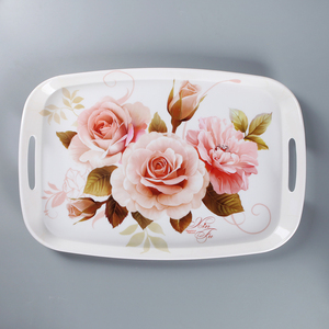 Conjunto de bandeja de café de boda india redonda coreana adornada con estilo, bandeja de <span class=keywords><strong>comida</strong></span> árabe de Túnez y Dubái plateada de Oriente Medio dorado - Product Image 3