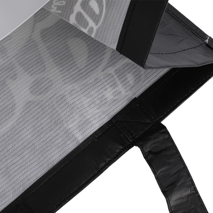 Heavy duty waterproof nonwoven reusable laminated rpet bag for shopping