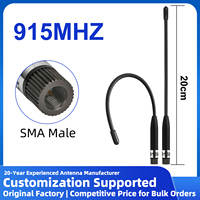 Antenne souple à longue portée verticale 915 MHz 10dBi avec connecteur S-MA mâle, entièrement flexible, pour modules sans fil IoT LoRa GT-800