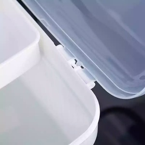 Boîte à médicaments portable grande taille en plastique avec couvercle pour la maison et l'utilisation par les enfants - Product Image 3