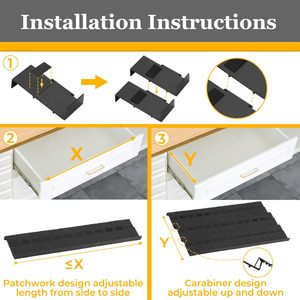 <span class=keywords><strong>Organisateur</strong></span> de <span class=keywords><strong>tiroir</strong></span> à épices en plastique à trois couches, détachable, emboîtable et extensible, avec 36 plateaux pour tiroirs de cuisine modernes - Product Image 3