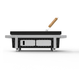Parrilla de Carbón Hibachi de Cerámica Auplex, Barbacoa Portátil para Exteriores, Yakitori AU-25N, Hibachi Portátil para Interiores, Teppanyaki - Product Image 1