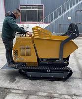 OEM Mini-Dumper 1000kg Raupenlader Hydraulischer Kettendumper für Bau und Materialtransport