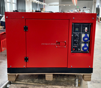 Générateur diesel silencieux refroidi par eau, mobile, 5kW 8kW 10kW 12KW 15KW 18KW 20kW 25kW 30kW 10KVA 12KVA 15KVA 18KVA, avec ATS AVR