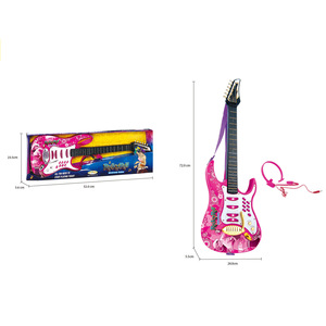 Wholesale Kids <b>Musical</b> <b>Instruments</b> Electric Guitar Toy Set with Microphone <b>Musical</b> <b>Instrument</b> Toy - Product Image 3