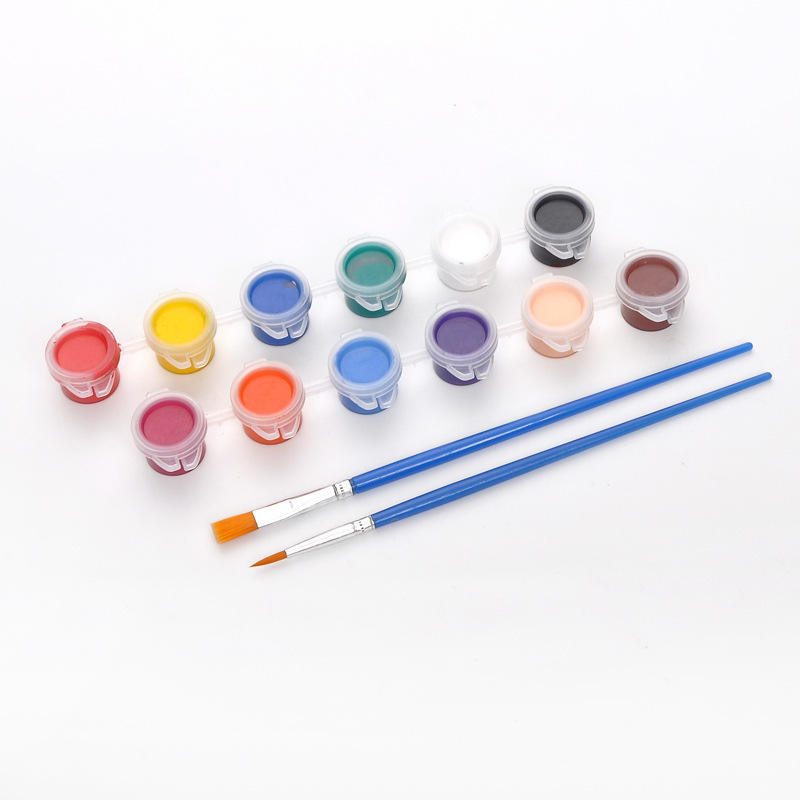 12 pigments de couleur et stylos