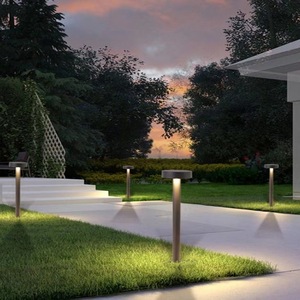 โคมไฟสนามกันน้ำกลางแจ้ง 600 มม. สีดำทราย สำหรับสวน ลานบ้าน สวนสาธารณะ - Product Image 2