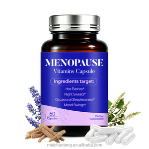 Capsules <span class=keywords><strong>de</strong></span> soutien personnalisées pour <span class=keywords><strong>la</strong></span> <span class=keywords><strong>ménopause</strong></span> avec Vitamine D3, Complexe B, Cohosh noir, Usine OEM, Capsules <span class=keywords><strong>de</strong></span> Chasteberry - Product Image 1