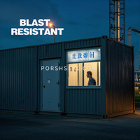 Bâtiment résistant aux explosions 20FT 40FT Maison préfabriquée Maisons modulaires Salle familiale secrète pour conteneur antidéflagrant