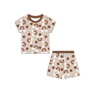 Summer Children Girls Set Printed T-shirt Short Sleeve Shorts Set Girls <strong>Cute</strong> Children's <strong>Clothing</strong> Casual Toddler <strong>Clothing</strong> - Product Image 4