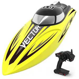 Befly 1/10 35mph Super Alta Velocidade RC Barco Com Auto Roll Back Amarelo