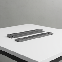 Barras Deslizantes de Aluminio Extruido de Alta Tolerancia, Mecanizadas por CNC, para Equipos Automatizados, Manipulación de Materiales, Guía Lineal, Pieza de Hardware