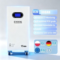 Offre Spéciale : Pack de Batteries au Lithium LiFePO4 51.2V 15kW/16kW 280A/300A pour Stockage d'Énergie Résidentiel et Urgences Domestiques