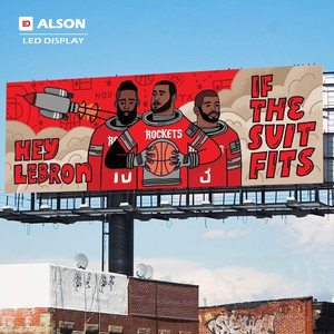 ALSON <span class=keywords><strong>LED</strong></span> iklan modul layar <span class=keywords><strong>LED</strong></span> P2.5 P3 P4 P5 P6 P8 P10 luar ruangan tahan air modul tampilan <span class=keywords><strong>LED</strong></span> dinding Video - Product Image 1