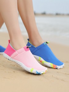Large Size One-Leg Cut <b>Beach</b> Casual <b>Shoes</b> New Mesh Breathable Soft Sole with Slip-On Closure for Outdoor Summer Activities - Product Image 5