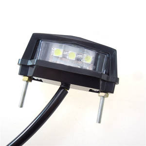 Accesorios para Motos, Luz LED Blanca para Matrícula de Motocicleta, Luz LED Blanca para Bicicleta Eléctrica, Luces para Motocicleta - Product Image 1