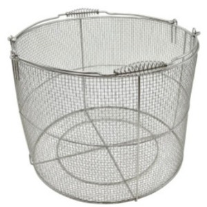 Cesta de desinfección de acero inoxidable As One 1-3450 1-3451 con marco de malla para esterilizador a vapor, uso en laboratorio - Product Image 4