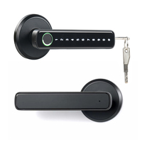 Cerradura de Puerta TTlock con Huella Dactilar y Contraseña, Cerradura Digital Electrónica de Alta Seguridad para Hogar y Hotel 4558 5072