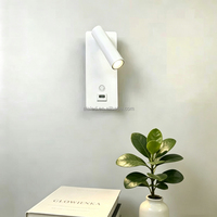 Lampe murale de chevet USB réglable, style minimaliste moderne, pour hôtel, lampe de lecture pour tête de lit, lampe de lecture pour lit