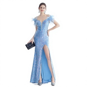 Robe de bal Sharon Said SF257 Rouge Dubaï, élégante, bustier, coupe Empire, avec appliques de sequins, pour mariage et occasions formelles, coupe naturelle, taille haute intégrée, style vintage - Product Image 3