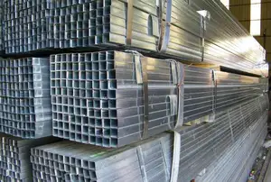 Ms Rectangular Hollow Section Gi Pipe Galvanized Steel Tube Gi Square Tubing Bs 60 Galvanized Square Steel Pipe Tube