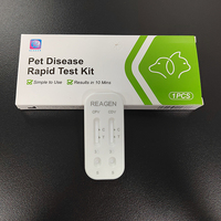 Kit de test rapide d'antigène canin REAGEN CDV CPV Combo, haute précision, détection des maladies canines pour usage commercial et domestique, classe II, 2 ans