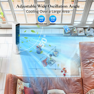 Nuevo ventilador enfriador de aire acondicionado portátil con control digital evaporativo con tanque de agua - Product Image 5