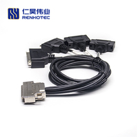 Adaptador de 25 Pines Hembra D-sub Db25 Macho Idc SCSI 50 Pines a USB a IDE 50 Pines D Sub