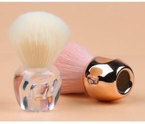 แปรงแต่งหน้าคาบูกิเคลือบสีเมทัลลิก ขนแปรงละเอียดพิเศษ ด้ามจับแบบนิ้วมือ สำหรับไฮไลท์ ปัดแป้ง ปัดแก้ม ขายส่ง รับทำโลโก้ตามสั่ง - Product Image 3