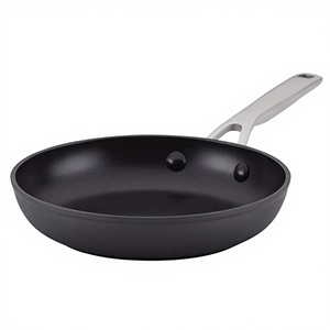 Poêle à frire <span class=keywords><strong>KitchenAid</strong></span> en aluminium anodisé dur, antiadhésive, compatible induction, 8,25 pouces, noir mat - Product Image 3