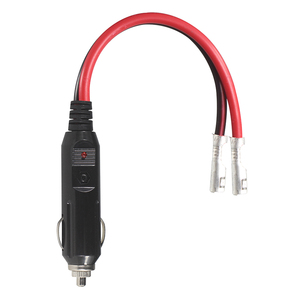 ช่องเสียบที่จุดบุหรี่ในรถ12V วงแหวน20A DC ขั้วสายไฟสำหรับเครื่องเสียงรถยนต์ปลั๊กซิการ์ตัวผู้2ตัวพร้อมคลิปดึง - Product Image 5