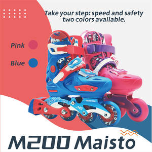 Vente directe d'usine de haute qualité chaussures de patin à 4 rouleaux patins à roulettes clignotants réglables pour filles enfants pour le printemps hiver - Product Image 3