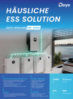 Batterie LiFePO4 Deye RW-F16 16KWH, batterie au lithium à montage mural pour utilisation en usine