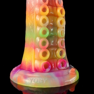 YOCY Dildo Luminoso de Fantasía, Dildo de Tentáculo Alienígena, Pene de Silicona, Tapón Anal, Juguetes Sexuales para Masturbación Femenina - Product Image 4