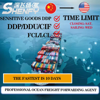 Expédition maritime rapide de la Chine vers les États-Unis, le Royaume-Uni et l'Europe, DDP, porte à porte, agent de transport logistique