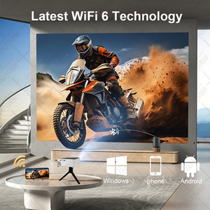 Портативный мини-проектор <span class=keywords><strong>4K</strong></span> Smart Android с поддержкой Wi-Fi 6 и Bluetooth для дублирования экрана Full HD - Product Image 6