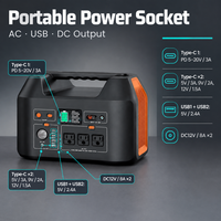 Station d'alimentation portable 1017Wh 1000W, alimentation 275000mAh AC DC USB-C avec écran LCD pour le camping, l'extérieur et la maison (backup)