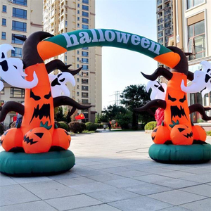 <b>Inflatable</b> Halloween Arch for Decoration Pumpkin Gate Welcome Archway 20240629 <b>Inflatable</b> Halloween Decoration <b>Inflatable</b> Hallow - Product Image 3