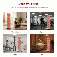 Appareil de luminothérapie rouge GLPE avec stimulation musculaire et soulagement de la douleur, utilisation sur tout le corps, compatible avec la prise américaine