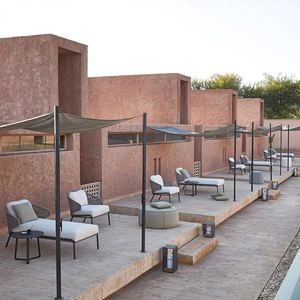 Chaise de plage extérieure en aluminium pour hôtels, piscines, chaises de plage, cours de jardin, patio, corde tissée, chaise longue fabricant - Product Image 3