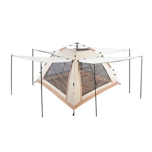 Quick Automatic Opening Pop Up <b>Tent</b> 240x240cm <b>Single</b> Layer Oxford Cloth 4-6 Person Family Camping <b>Tent</b> Four Seasons Use - Product Image 1