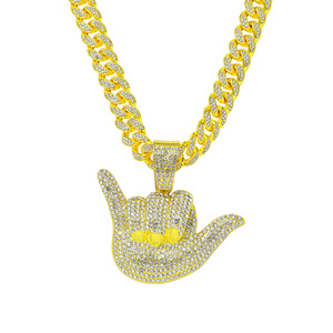 Nuevo Collar con Colgante de Estilo Hiphop con Diseño Geométrico y Características Únicas, Venta Caliente 2026, Collares para Hombre, Joyería de Moda al por Mayor - Product Image 6