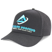 Gorra de Béisbol Transpirable de Alta Calidad HS41, Diseño de Bordado Personalizado de Fábrica, Impermeable, Perforada con Láser, 100% Poliéster, Unisex