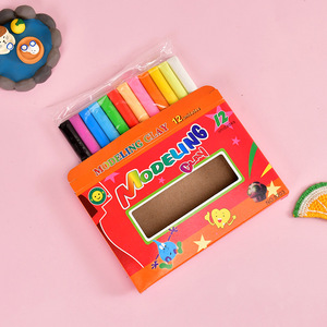 Cartón <span class=keywords><strong>de</strong></span> 12 Colores Exportación Protección ambiental Goma Arcilla <span class=keywords><strong>Plastilina</strong></span> Juguetes educativos para niños - Product Image 2