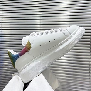 Lujoso diseñador de marca de <span class=keywords><strong>alta</strong></span> calidad zapatos deportivos casuales Internet celebridad blanco Sportboard transpirable con cordones de cierre - Product Image 4