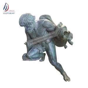 Grande Statua in Bronzo dell'Imperatore Romano Antico Cesare in Vendita - Product Image 4