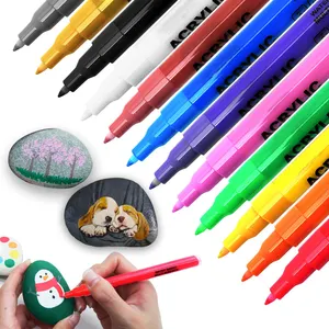 Fabric Marker Pen Permanent Textile Drawing Pens Custom Logo Fabric Marker