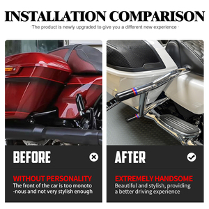 Borse Laterali per Moto con Barre di Protezione e Supporti Posteriori per Harley Touring Road King Electra Street Glide Ultra 09-25 - Product Image 6