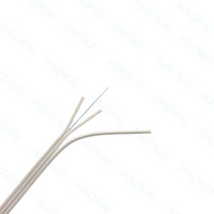Cable de Fibra Óptica FTTH para Exteriores/Interiores, Autoportante con Alambre de Acero, G657A2 A1 LSZH GJYXCH, Negro/Blanco para FTTH - Product Image 4